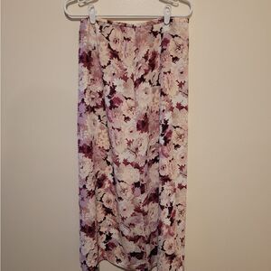 NWT Judith Hart Pink Floral Print Women's Skirt‎